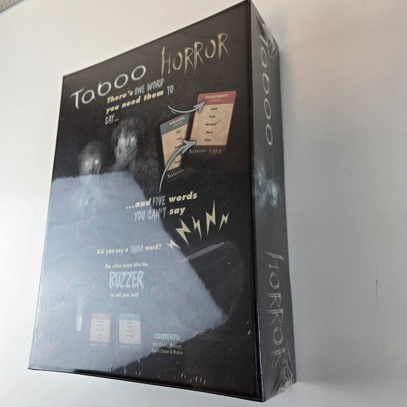 Taboo Horror The Game of UNSPEAKABLE Fun! Electronic Buzzer w/ Scream Sound - Picture 7 of 8